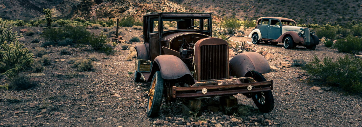 old abandoned car