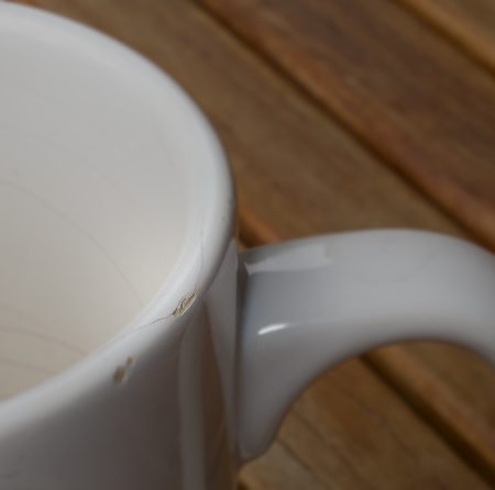 chip on a mug
