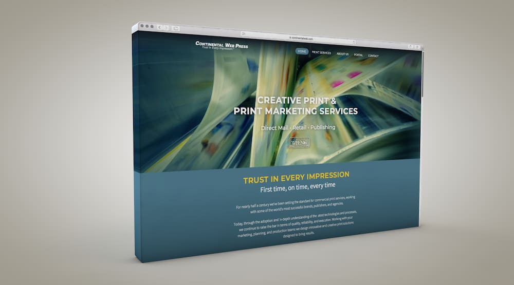 Printing company website design