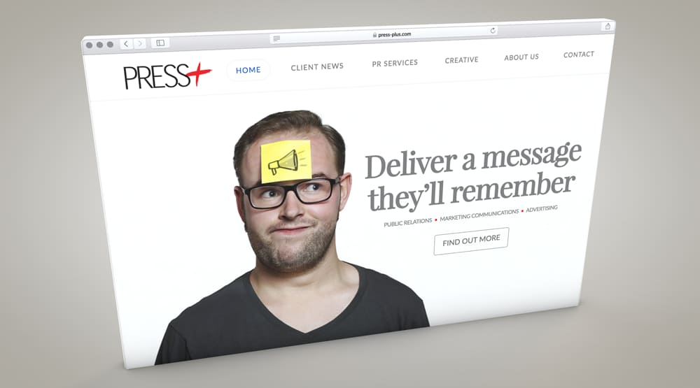 Public Relations website design